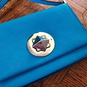 Turquoise crossbody purse